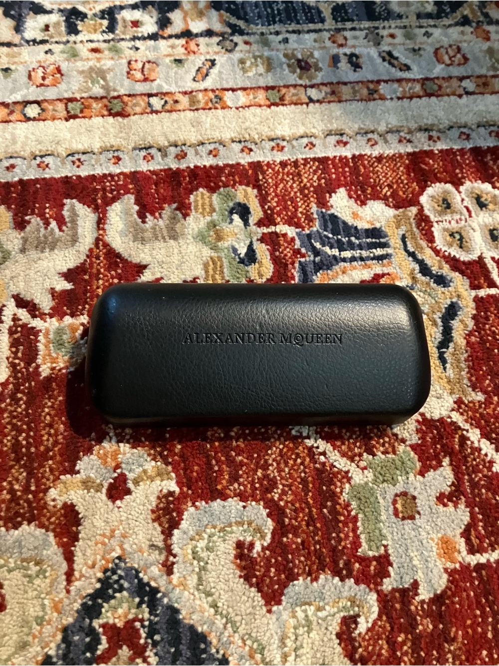 Alexander McQueen Sunglasses Case Black Unisex